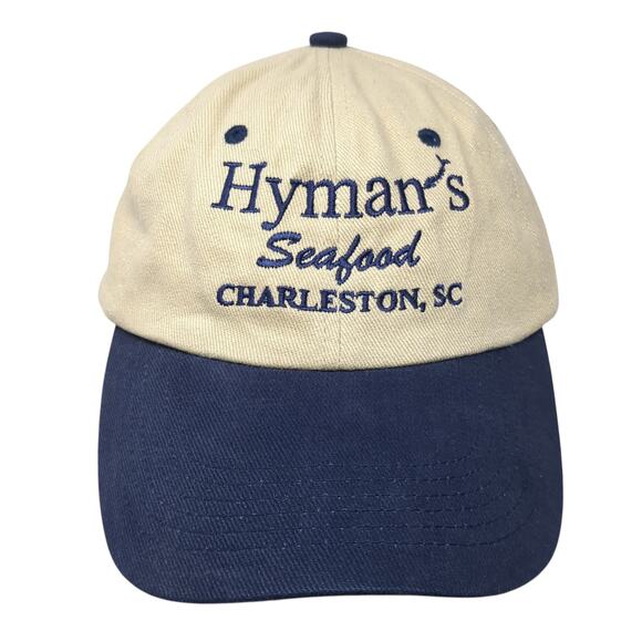 Hyman's Seafood Charleston SC Slideback Hat Multi One Size Unique - Picture 1 of 9